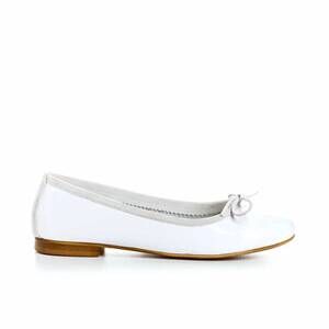 NEW REQINS women's carmen vernis flats in white